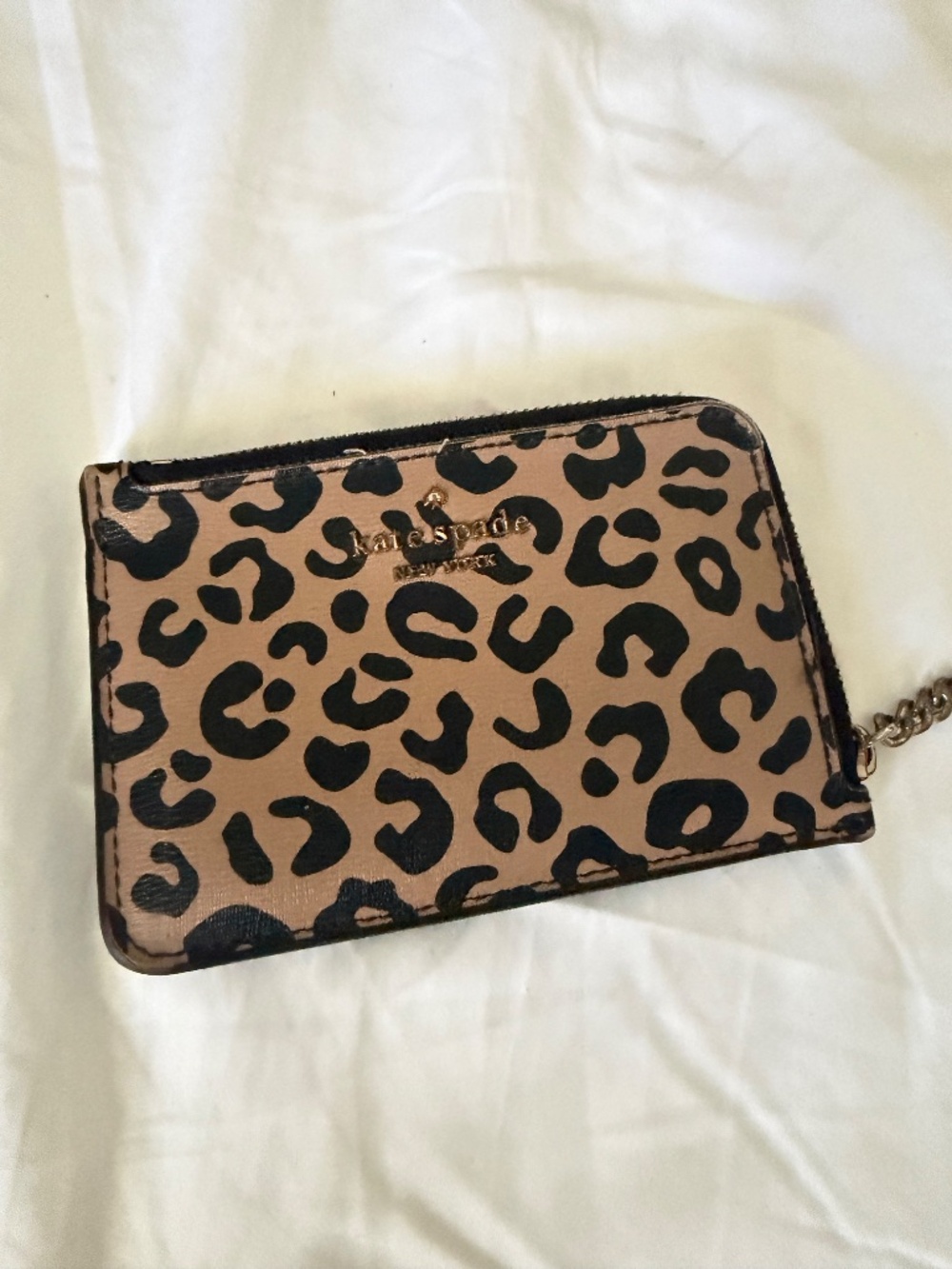 Kate Spade Darcy Zip Cardholder Leopard!! - Picture 5 of 5